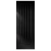 Samantha Black Grained Internal PVC Door - Suitable for Bathrooms