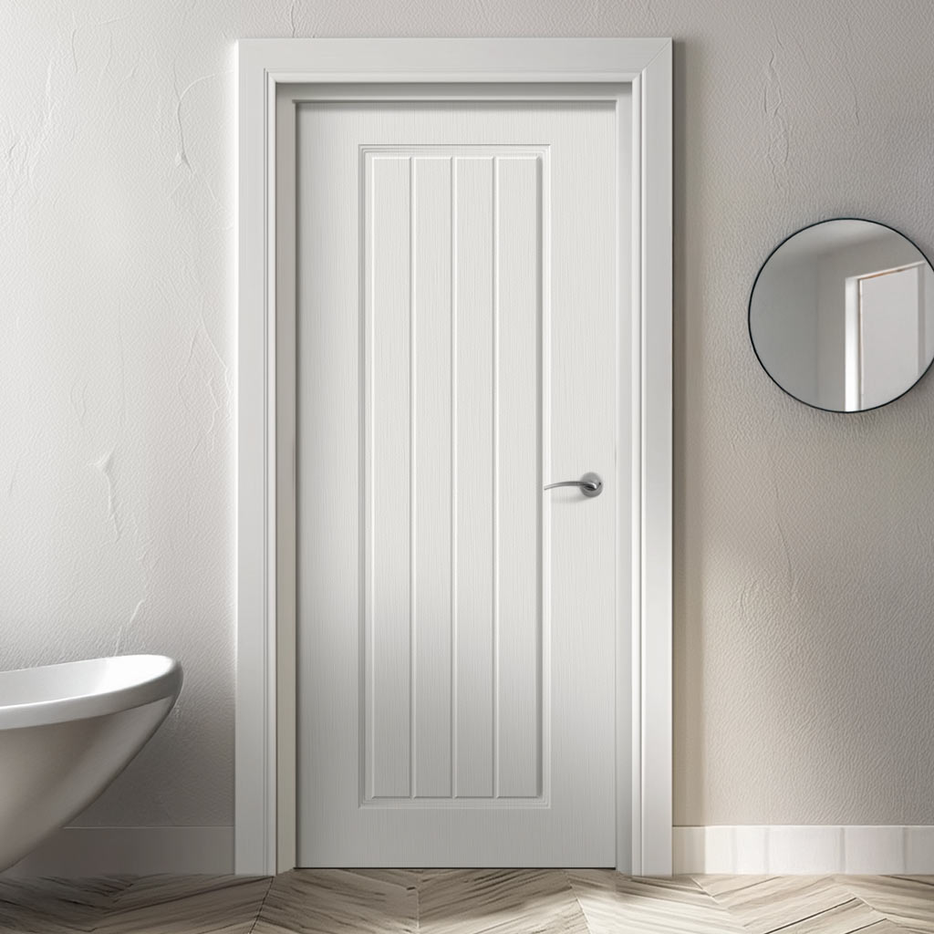 Samantha Internal PVC Panel Door - Suitable for Bathrooms