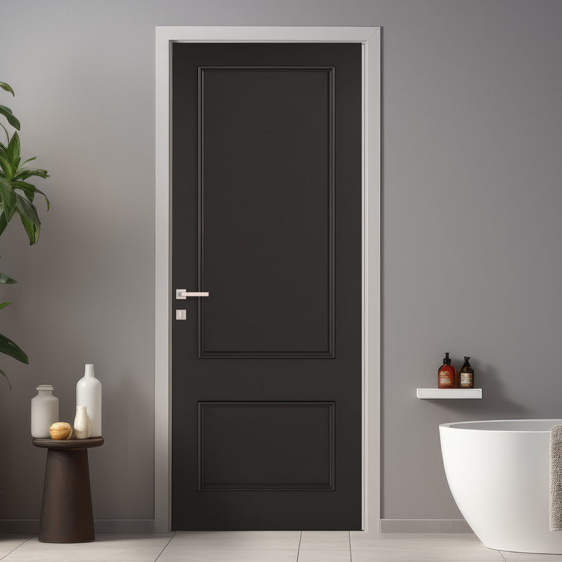 Sandringham Panel Internal Door - Black Prefinished