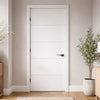 Santandor Flush Internal Door - White Primed