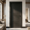 Seville Brushed Black Oak Internal Door