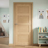 Coventry Shaker Style Oak Fire Internal Door - 1/2 Hour Fire Rated - Unfinished