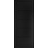 Shoreditch Black Double Absolute Evokit Double Pocket Door - Prefinished - Urban Collection