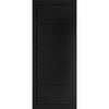 Shoreditch Black Double Absolute Evokit Double Pocket Door - Prefinished - Urban Collection