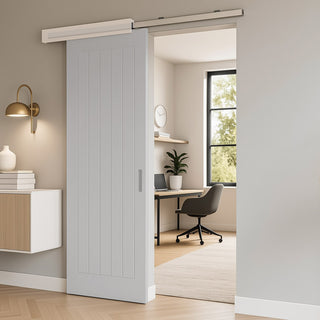 Image: Single Sliding Door Wall Track