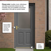 2XG Exterior Hardwood Door - Stippolyte Double Glazing - Colour Options