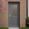 2XG Exterior Hardwood Door - Stippolyte Double Glazing - Colour Options