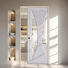 Sorrento Single Absolute Evokit Pocket Door - Light Grey Ash - Prefinished - Clear Glass