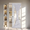 Sorrento Single Absolute Evokit Pocket Door - Light Grey Ash - Prefinished - Clear Glass