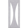 Sorrento Double Evokit Pocket Doors - Light Grey Ash - Prefinished - Clear Glass
