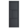 Top Mounted Stainless Steel Sliding Track & Door - Cosmo Black Industrial Door - Laminated - Prefinished