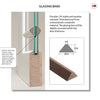 Made to Measure External Ascot Traditional French Doors - 57mm Thick, Six Colour Options - Double Glazing
