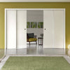 Telescopic Pocket Door Kit for Four Doors - Ermetika Staffetta Quad