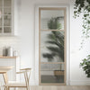 Sutton Blonde Oak Internal Door - With Clear & Cross Reeded Glass - Prefinished