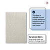 Classic Panel Grained Internal PVC Door - Suitable for Bathrooms