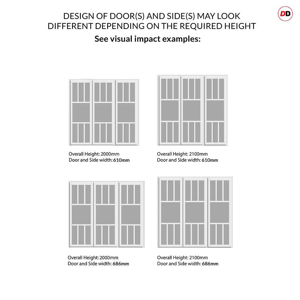 Diagram boards showing proportions
