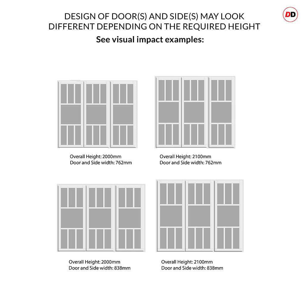 Diagram boards showing proportions