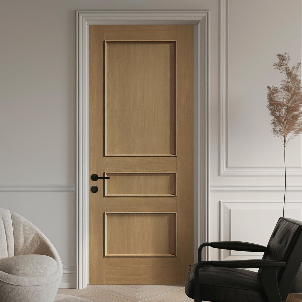 Panel Led Internal Doors Toledo Oak Panel Internal Door - Prefinished – Direct Doors