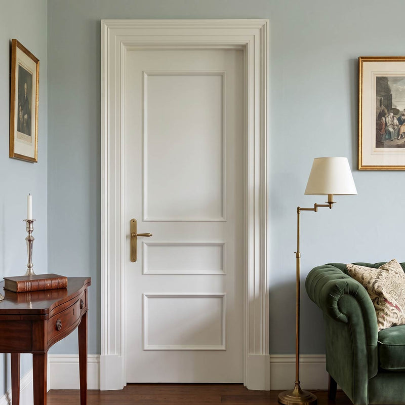 Toledo White Primed Panel Internal Door