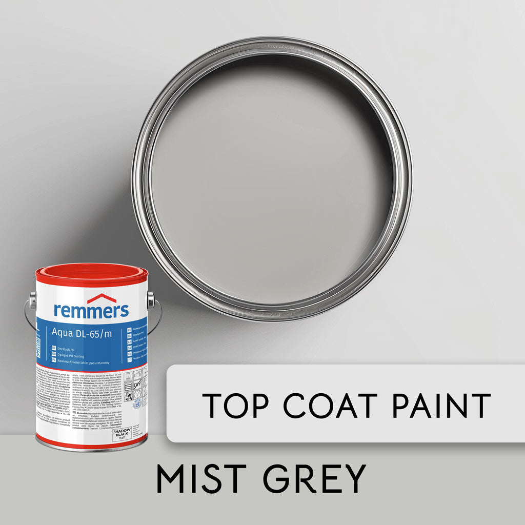 Top Coat Paint for Our Premium Primed Internal and External Ranges - Eco-Urban®, Urban Lite®, Heritage®, Traditional® & Frames - Mist Grey