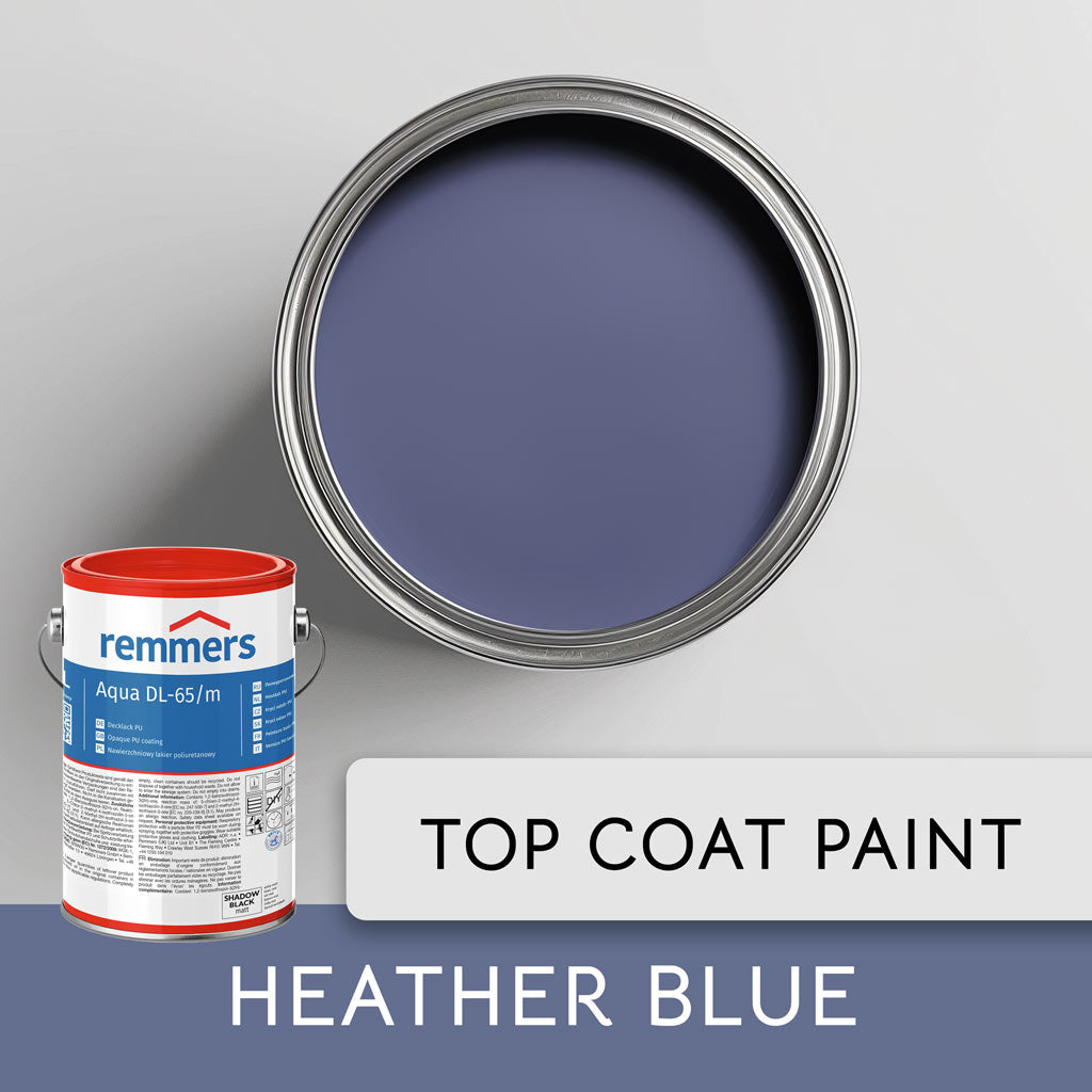 Top Coat Paint for Our Premium Primed Internal and External Ranges - Eco-Urban®, Urban Lite®, Heritage®, Traditional® & Frames - Heather Blue