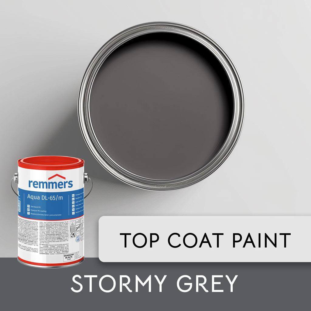 Top Coat Paint for Our Premium Primed Internal and External Ranges - Eco-Urban®, Urban Lite®, Heritage®, Traditional® & Frames - Stormy Grey