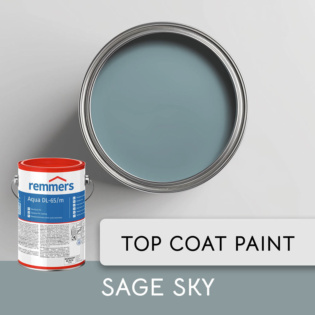 Top Coat Paint for Our Premium Primed Internal and External Ranges - Eco-Urban®, Urban Lite®, Heritage®, Traditional® & Frames - Sage Sky