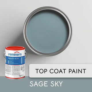 Image: Top Coat Paint for Our Premium Primed Internal and External Ranges - Eco-Urban®, Urban Lite®, Heritage®, Traditional® & Frames - Sage Sky