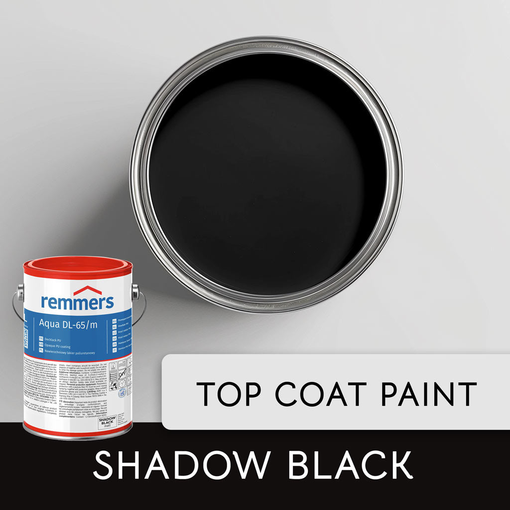 Top Coat Paint for Our Premium Primed Internal and External Ranges - Eco-Urban®, Urban Lite®, Heritage®, Traditional® & Frames - Shadow Black