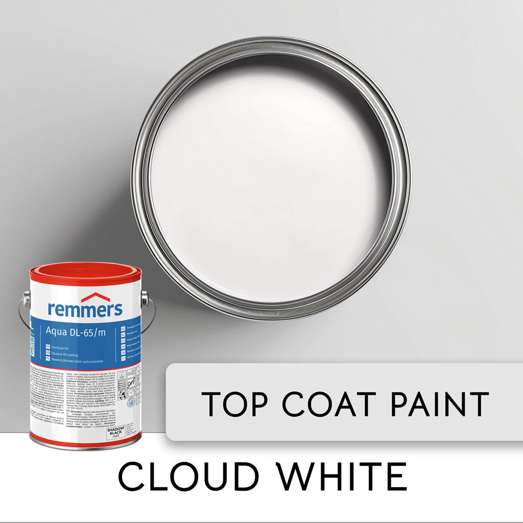 Top Coat Paint for Our Premium Primed Internal and External Ranges - Eco-Urban®, Urban Lite®, Heritage®, Traditional® & Frames - Cloud White