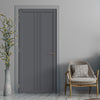 Galeria Panel Solid Wood Internal Door UK Made  DD0102P - Stormy Grey Premium Primed - Urban Lite® Bespoke Sizes