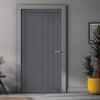 Tula Panel Solid Wood Internal Door UK Made DD0104P - 7 Colour Options Premium Primed - Urban Lite® Bespoke Sizes