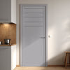 Drake Panel Solid Wood Internal Door UK Made DD0108P - 7 Colour Options Premium Primed - Urban Lite® Bespoke Sizes