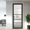 Chord Solid Wood Internal Door UK Made DD0110F Frosted Glass - 7 Colour Options Premium Primed - Urban Lite® Bespoke Sizes