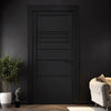 Amoo Panel Solid Wood Internal Door UK Made DD0112P - 7 Colour Options Premium Primed - Urban Lite® Bespoke Sizes