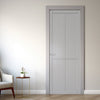 Kora Panel Solid Wood Internal Door UK Made DD0116P - 7 Colour Options Premium Primed - Urban Lite® Bespoke Sizes