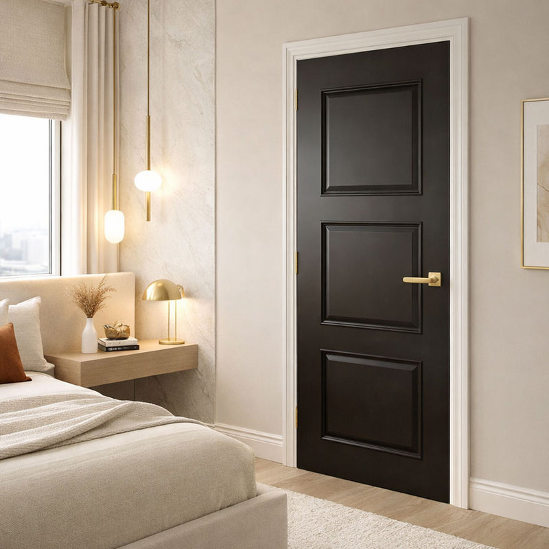 Trinity Black Internal Door - Prefinished