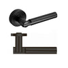 Turin Door Lever Handle - Matt Black