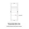 Amoo Solid Wood Internal Door Pair UK Made DD0112F Frosted Glass - Stormy Grey Premium Primed - Urban Lite® Bespoke Sizes