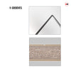 V-Line® Grooved Flush Door V011 - Premium Primed - Six Colour Options