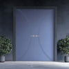 V-Line® Grooved Flush Door Pair V008 - Premium Primed - Six Colour Options