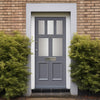 External Victorian Gaskell Made to Measure Front Door - 57mm Thick - Six Colour Options - Toughened Double Glazing - 5 Pane