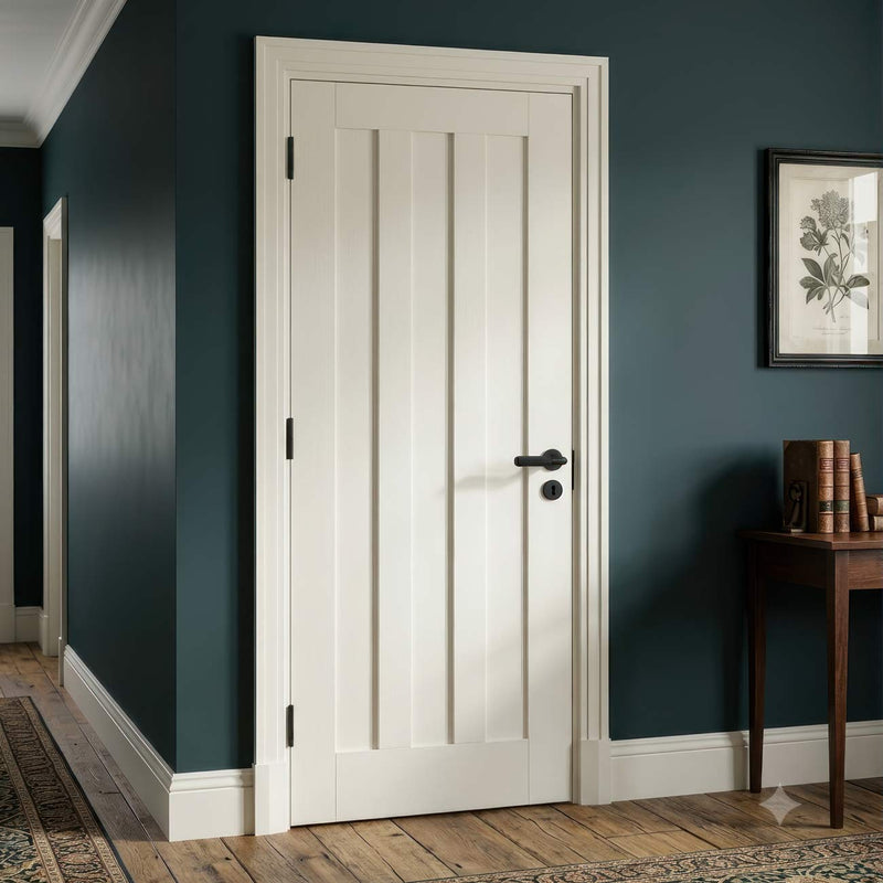Idaho 3 Panel Internal Door - White Primed