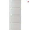 Brooklyn 4 Panel Solid Wood Internal Door UK Made DD6307 - Eco-Urban - Colour Options