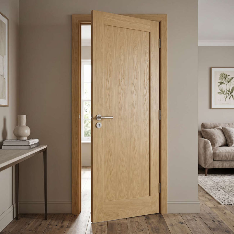 Walden Real American Oak Veneer Internal Door - Unfinished