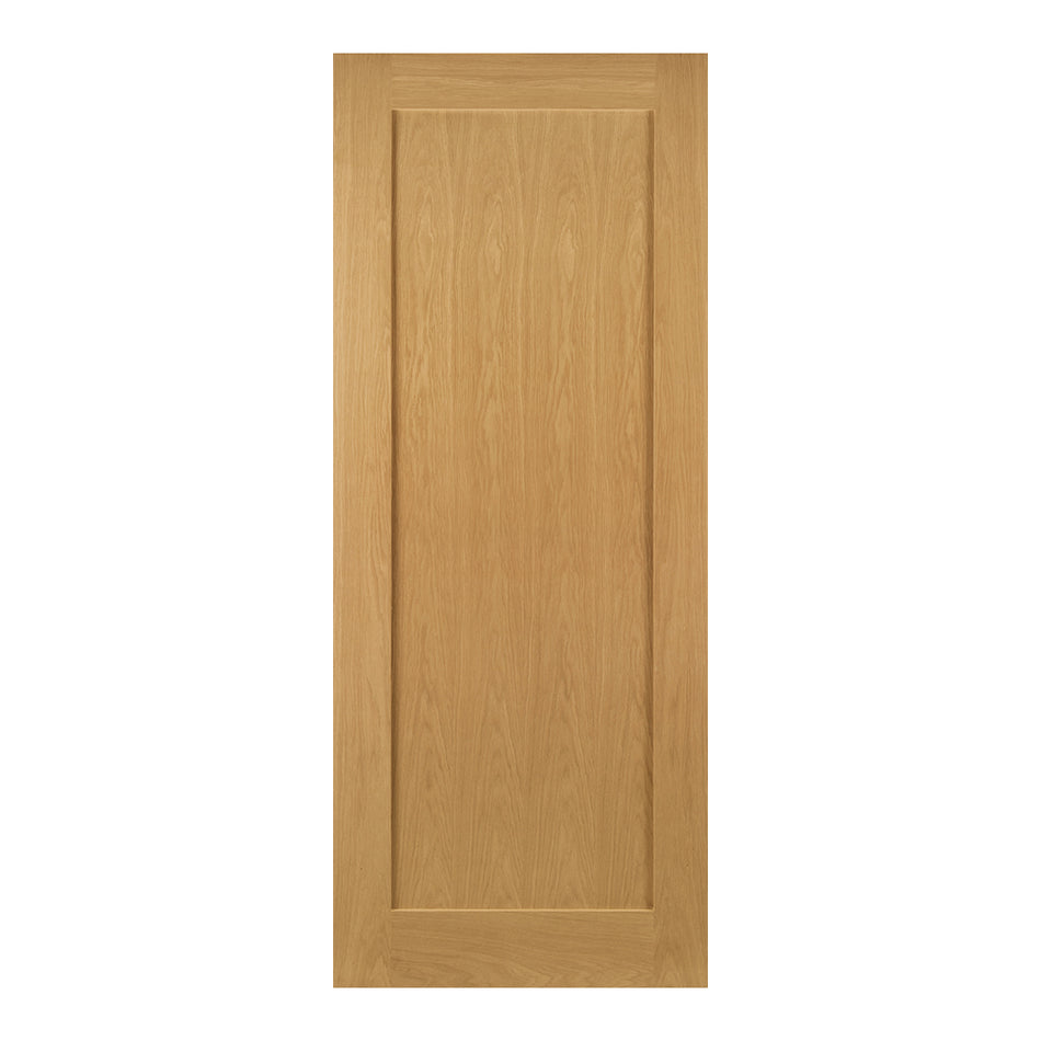 EasiKit Internal Door and Frame Kit - Walden Real American Oak Veneer Internal Door - Unfinished
