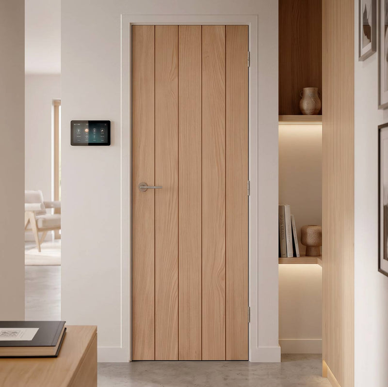 Fire Internal Door, Wexford Oak Panel - 1/2 hour Fire Rated