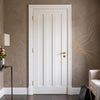 White Fire Internal Door, Idaho 3 Panel Internal Door - 1/2 Hour Rated - White Primed