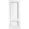Murcia White Primed Panel Internal Door Pair