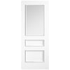 Toledo White Primed Internal Door - Clear Glass